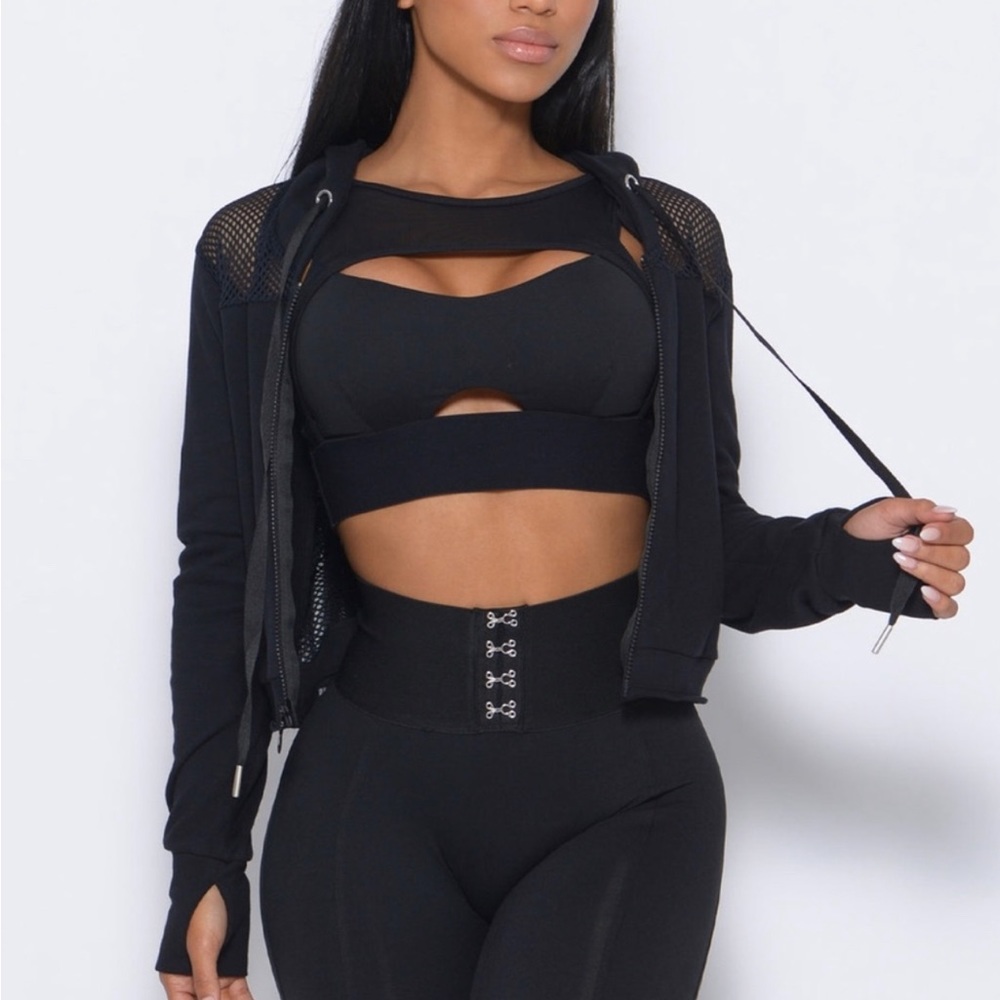 Bombshell sportswear mesh evolution hoodie jacket